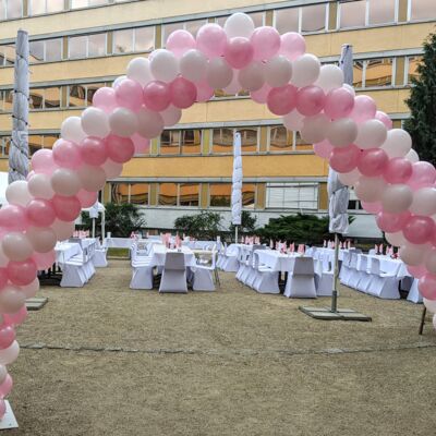 Ballondekoration Hochzeit